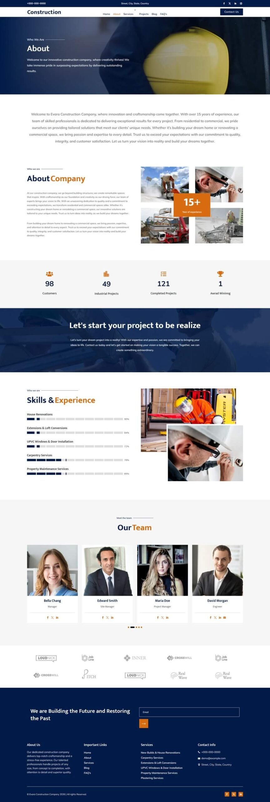About Construction