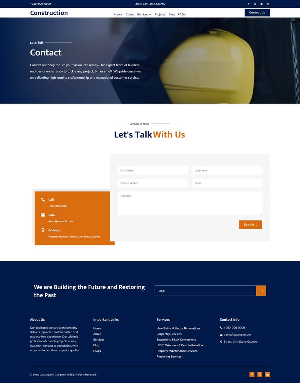 Construction Contact