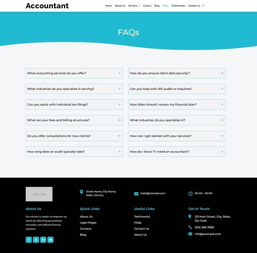 Accountant FAQ