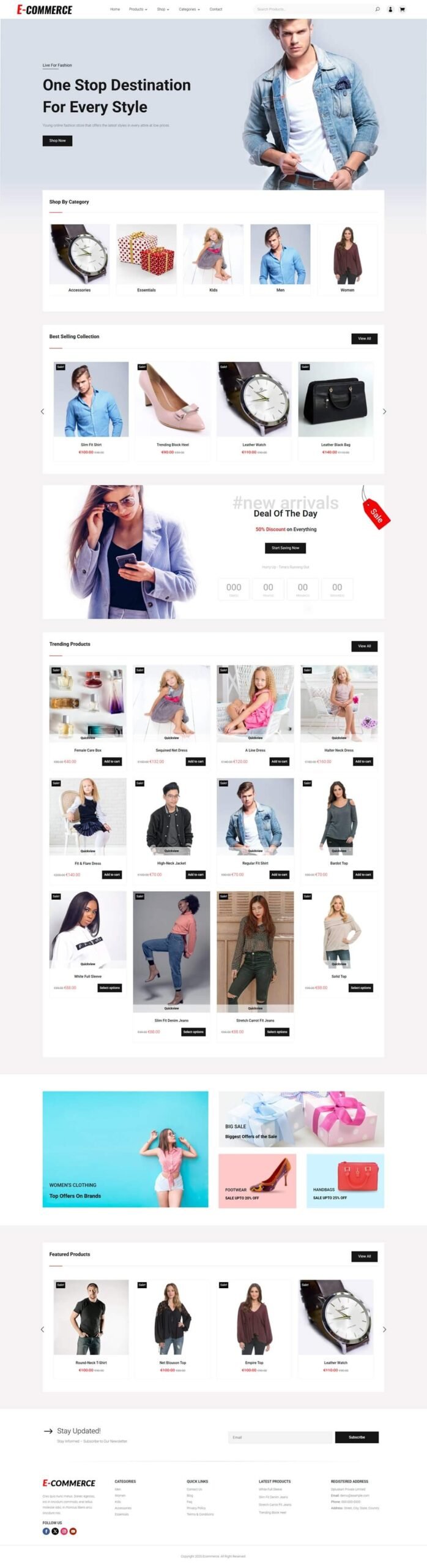 Home 6 | Evara Web Studio evara web design ecommece website sample