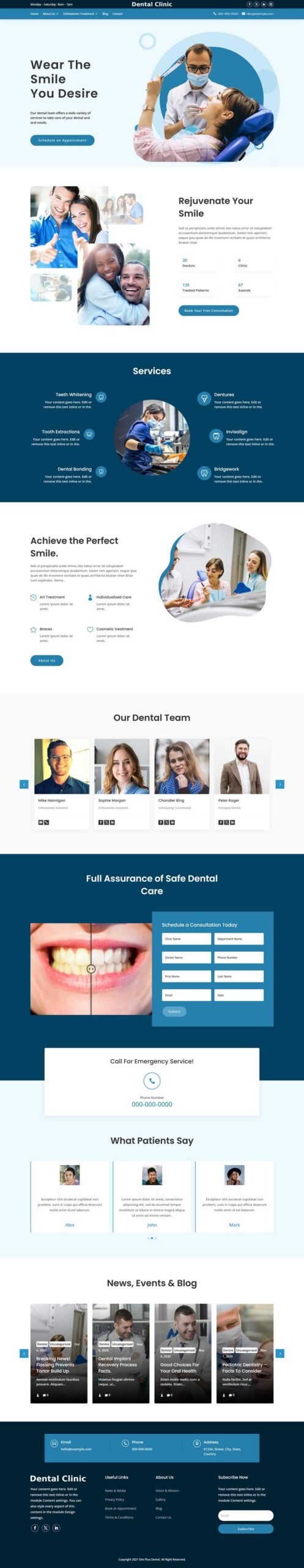 Dental Website Design Evara Web Studio Galway